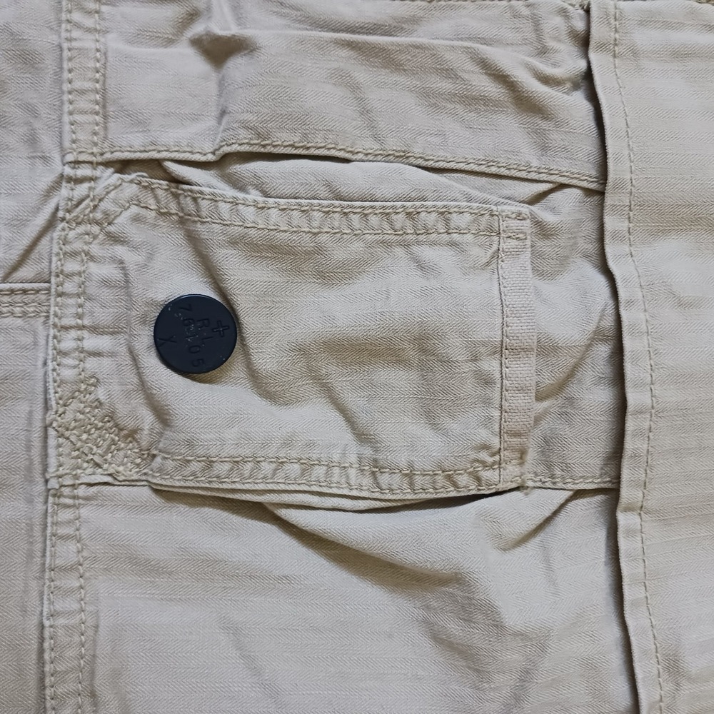 Polo Ralph Lauren Mens Khaki Herringbone Twill Cargo Pants Utility Military‎ Tan - Picture 10 of 11